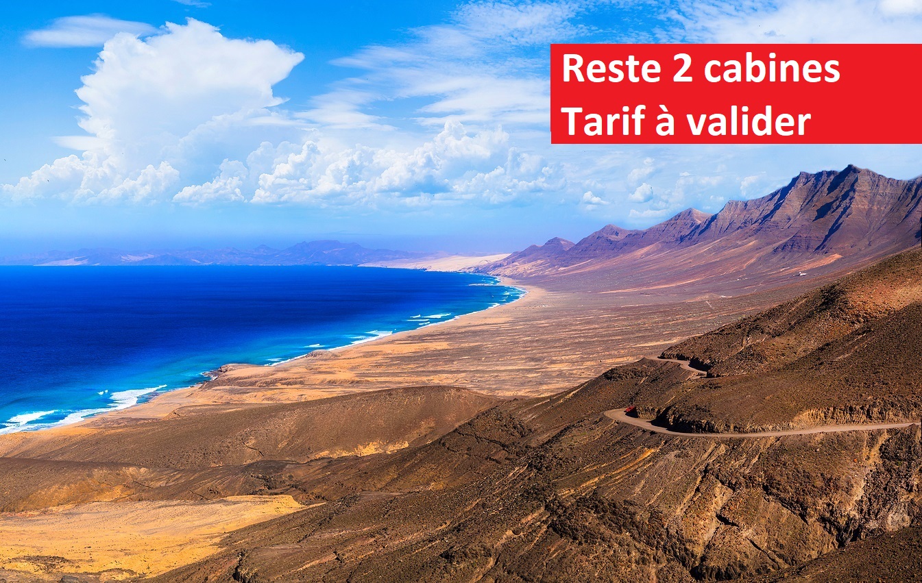 Les îles Canaries, le Maroc et l’Espagne au départ de Barcelone
