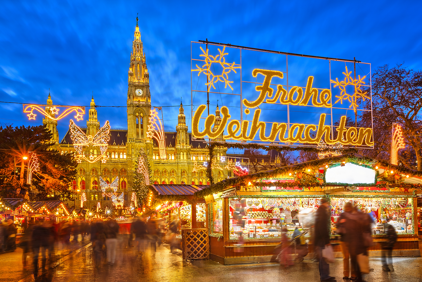 Marchés de Noël, concerts et croisière fluviale sur le Danube- Spectacle exceptionnel d'André Rieu et son orchestre à Bratislava inclus