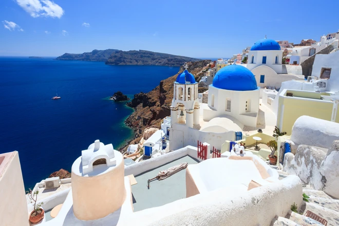 Beautés de la Grèce et de ses trois îles au printemps